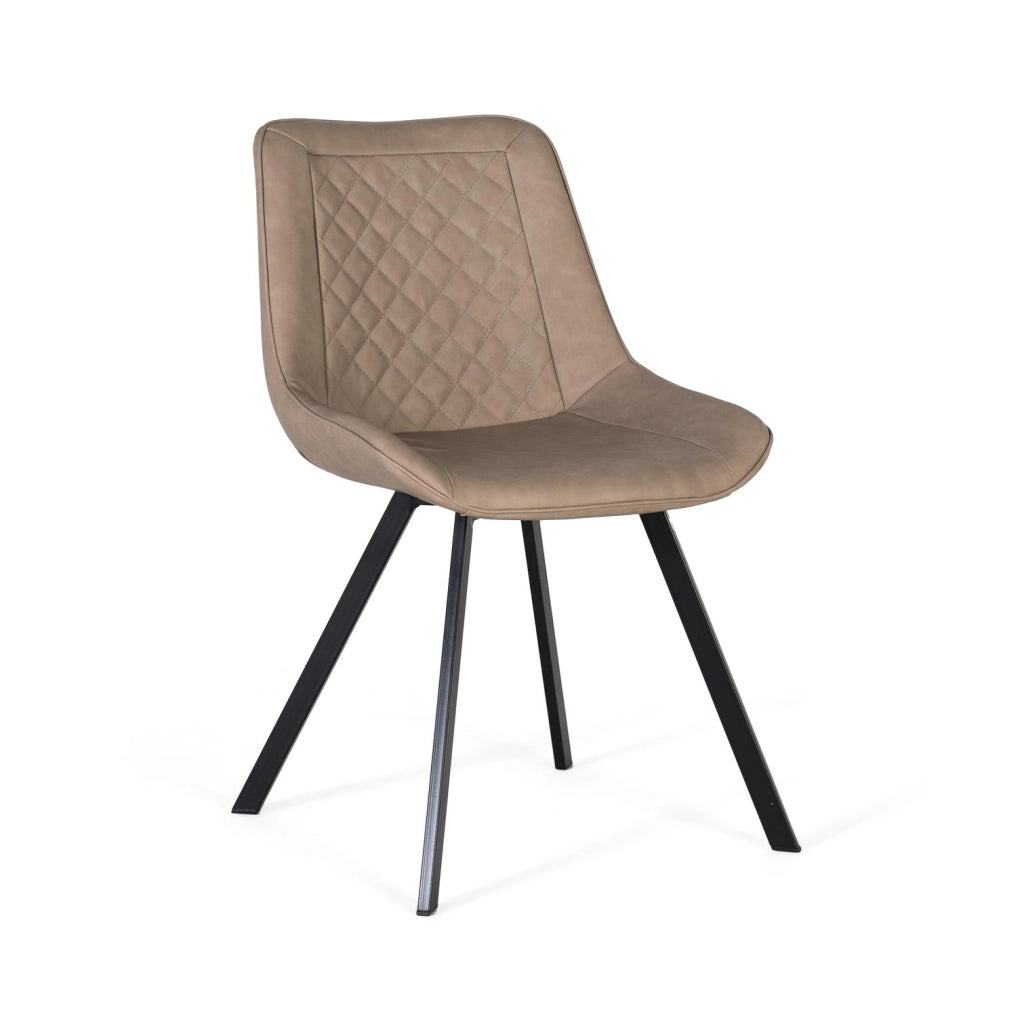 Set di due sedie in beige