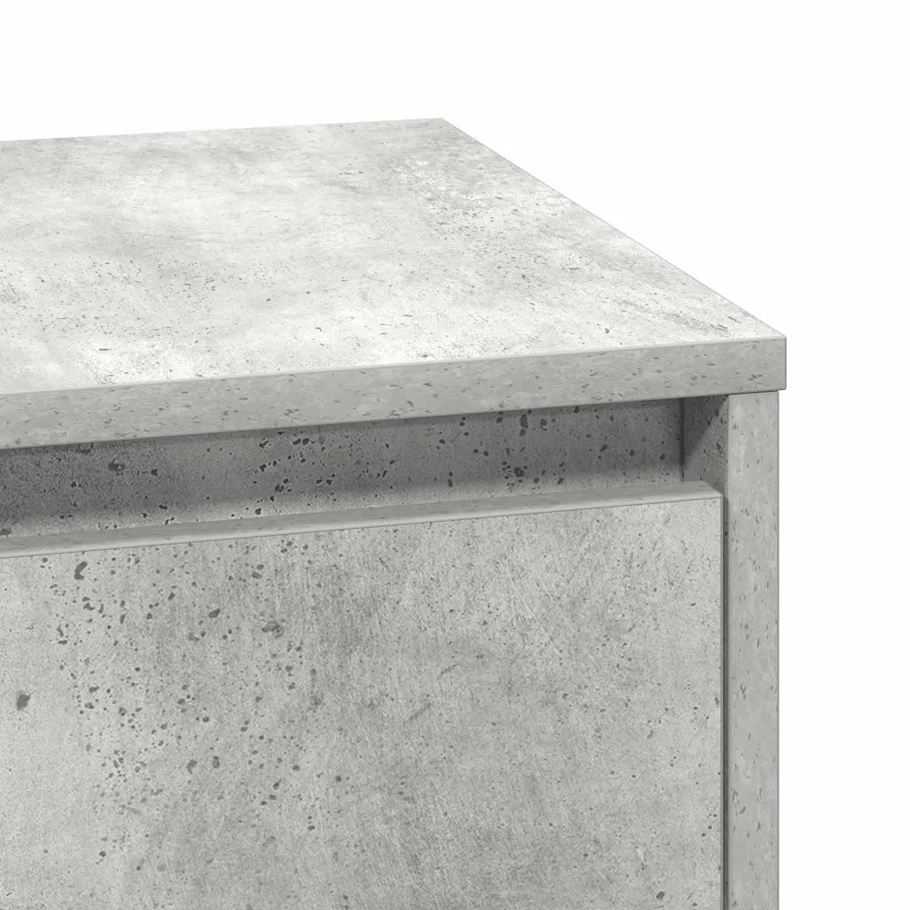 Armadio da Notte Grigio cemento 39 x 34,5 x 50 cm 869600