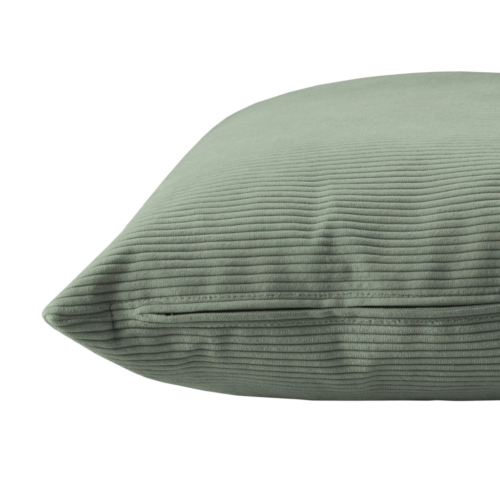 Cuscino quadrato velluto verde 45x45 cm - DUNE