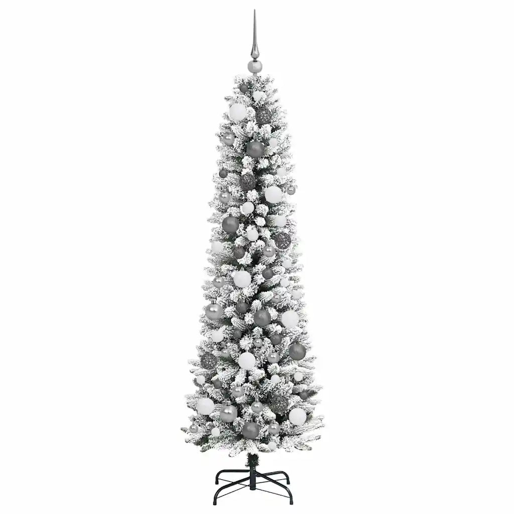 Albero di Natale artificiale con 300 LED Bianco 180 cm 3396104