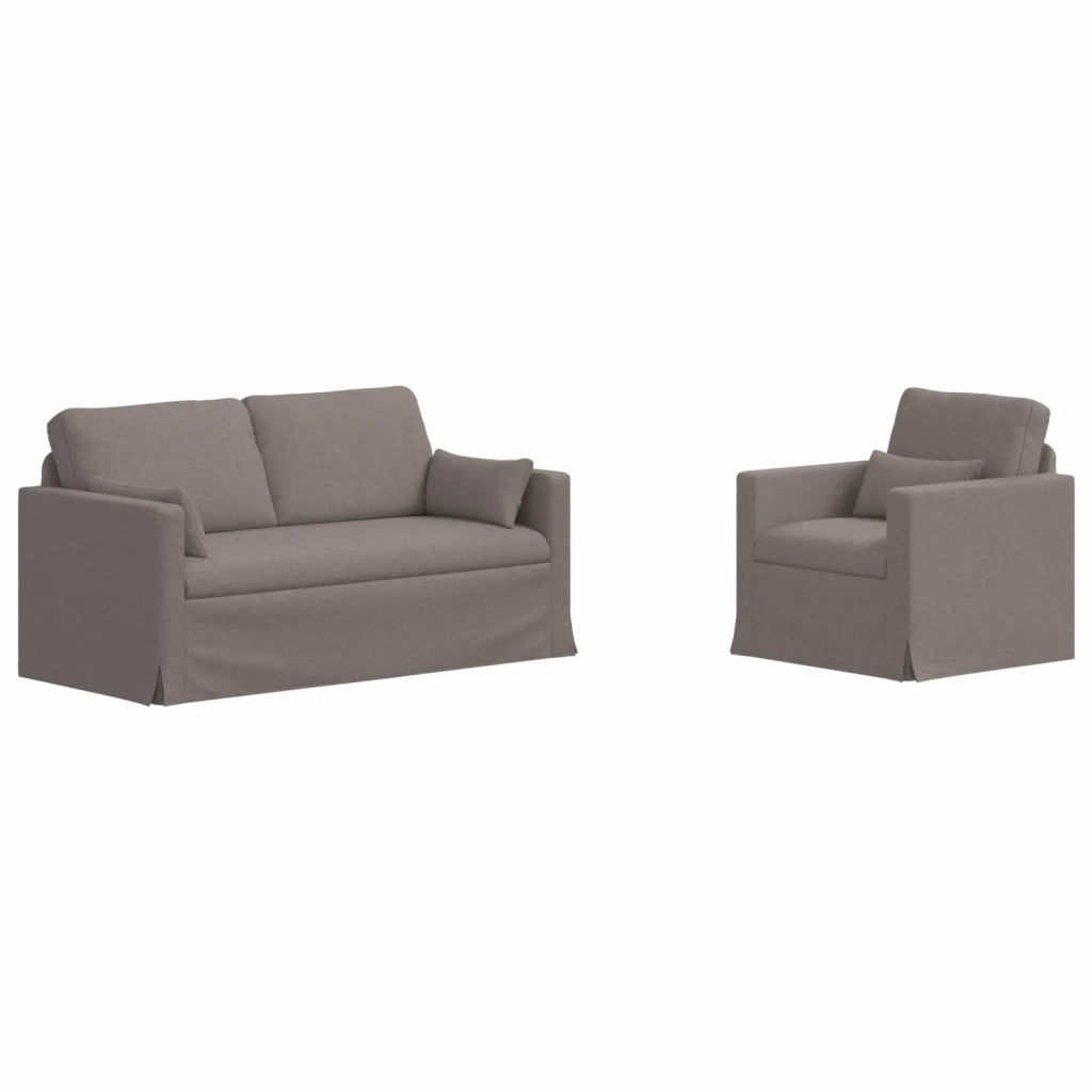 Set di divani 2 pcs Talpa 158 x 78 x 80 cm Tessuto 3407541