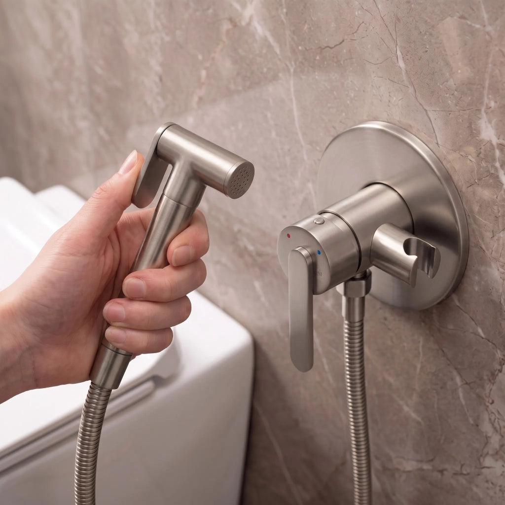 Rubinetto Bidet Rea Ontario Brush Nickel