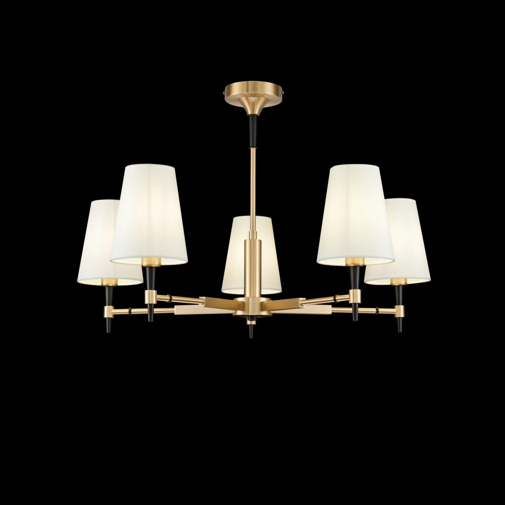 Lampadario House in Metallo Zaragoza Ottone