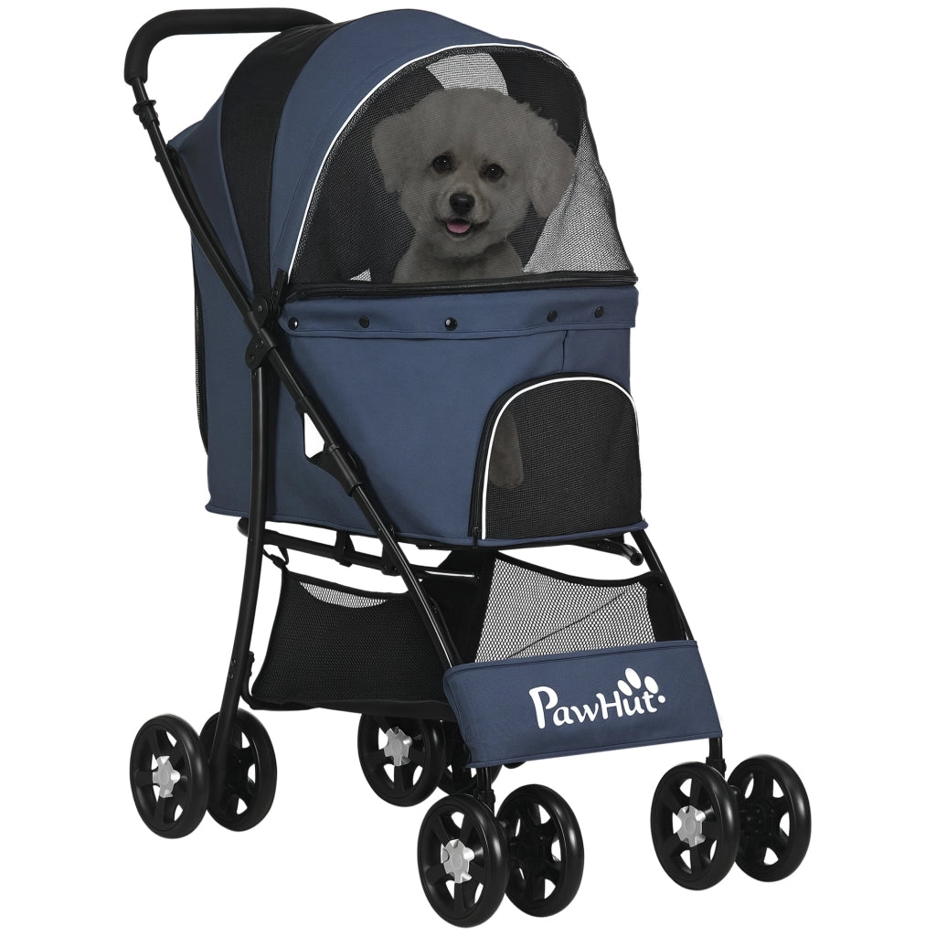 Carrello per Cani Pieghevole ¨C Minimal ¨C 81x48x99 cm Grigio