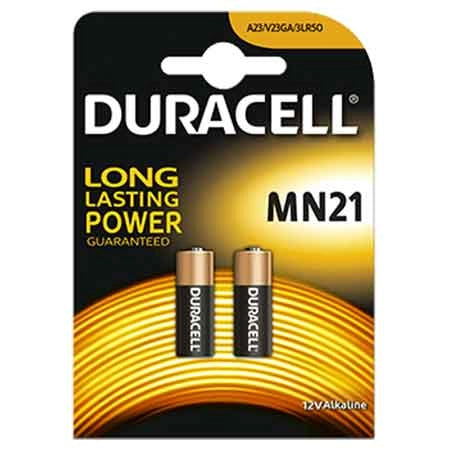 PILE PER LA SICUREZZA 'MN21' Blister 2 Pezzi - 10 pezzi- DURACELL