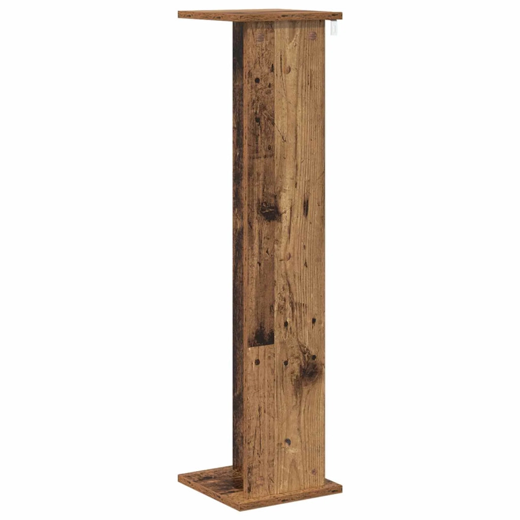 Supporto per piante | Sostegno per piante 2 pz Legno vecchio 25 x 25,5 x 100,5 cm