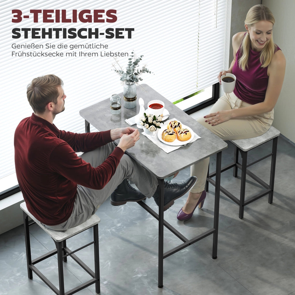 Tavolo da pranzo ¨C Minimal ¨C Grigio 120x80x75 cm