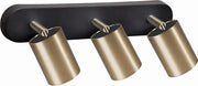 Plafoniera Nowodvorski Eye Spot 3xGU10 nero ottone
