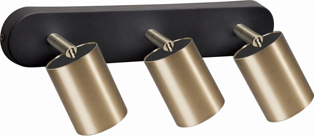 Plafoniera Nowodvorski Eye Spot 3xGU10 nero ottone