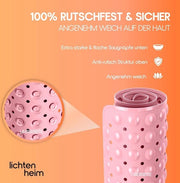 Matte Antiscivolo BPA - Libero - 1 pezzo - Rosa - 53 x 53 cm