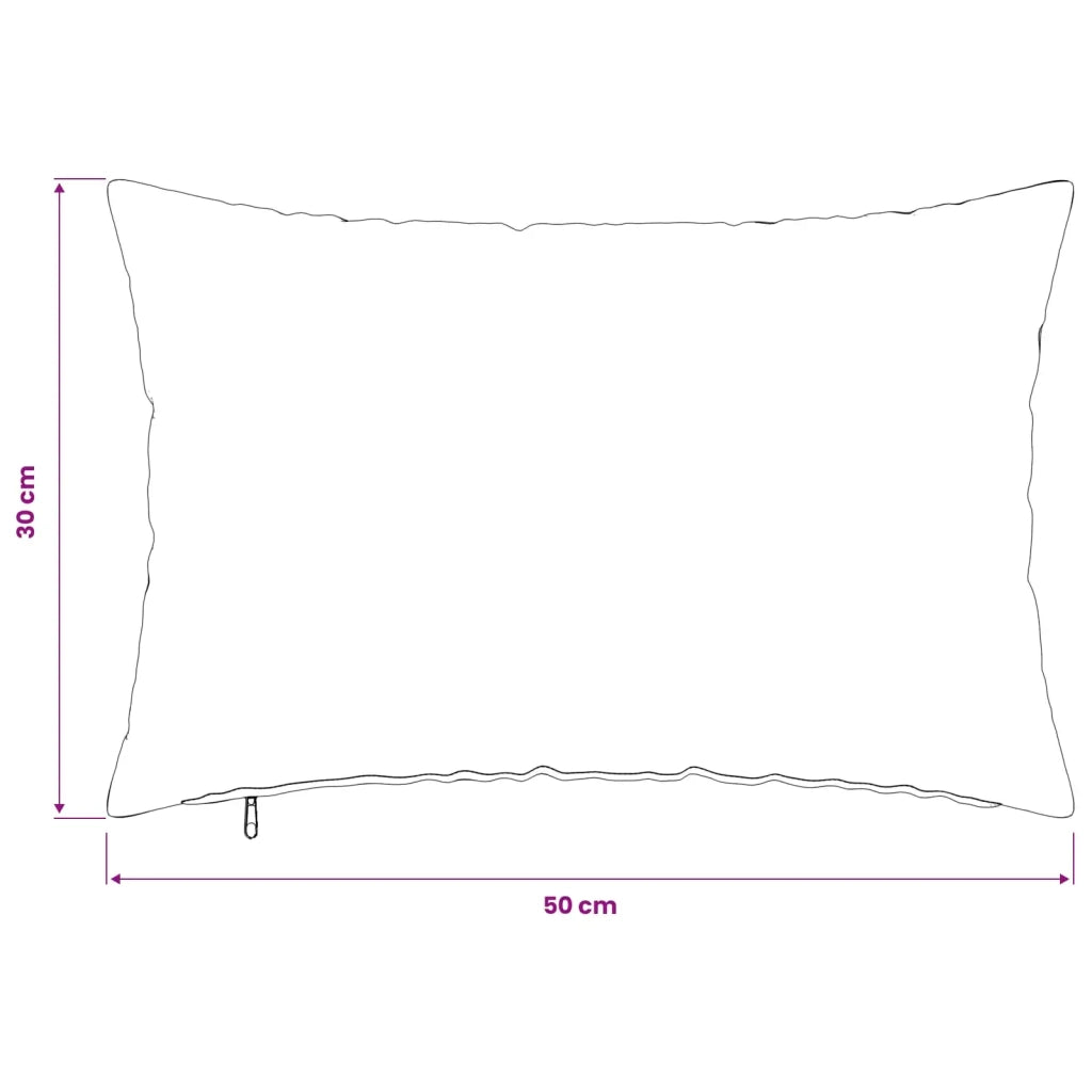 Federa 2 pcs HEERLEN Nero 30 x 50 cm 907661