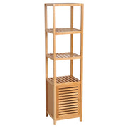 Colonna Rangement Bagno in Bamb¨´ ¨C Minimal ¨C 36x33x140 cm