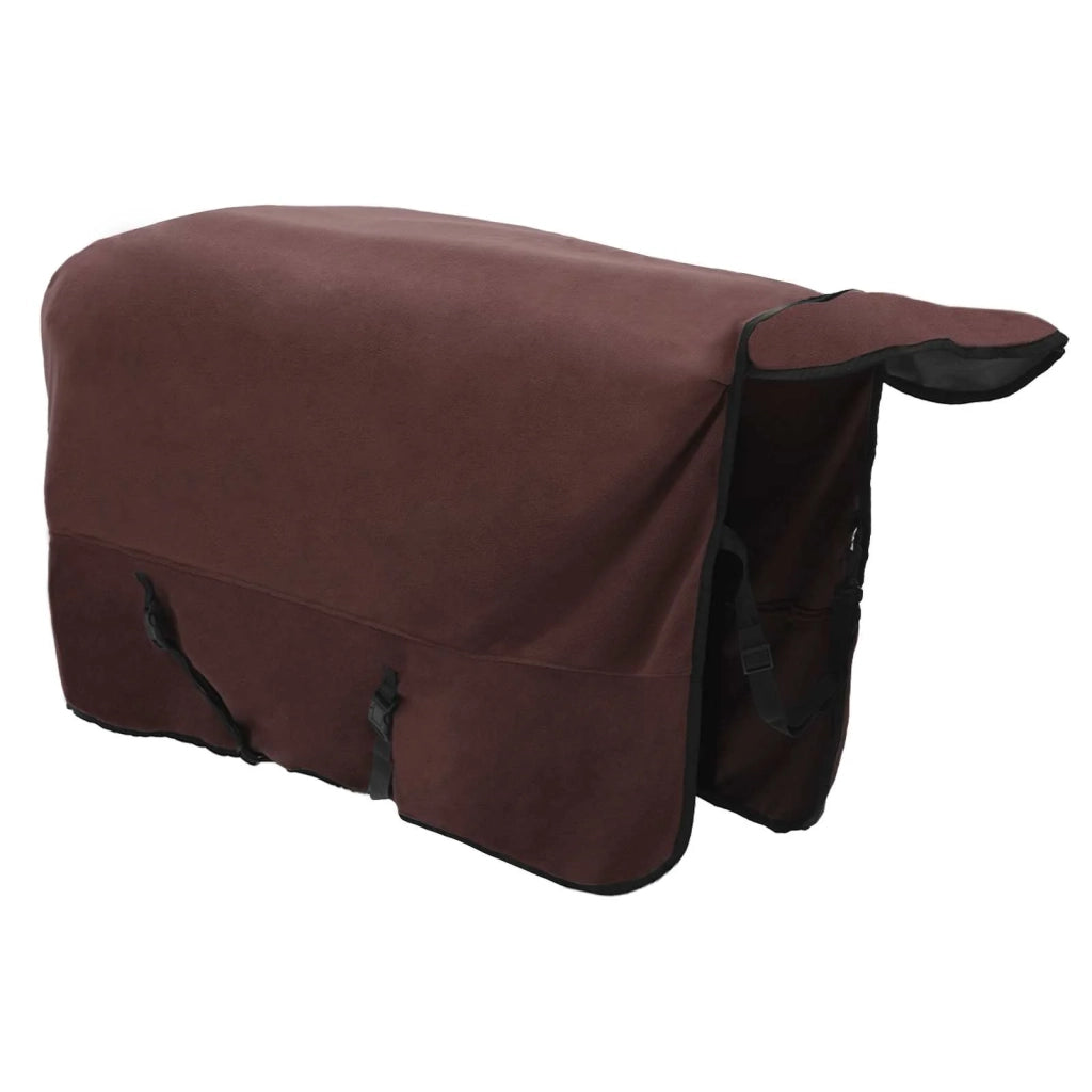 Coperta per Cavalli Marrone Scuro Completo 135 cm Poliestere 42013203