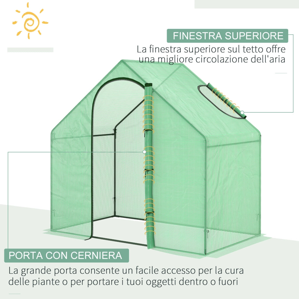 Serra da Giardino ¨C Minimal ¨C Verde 180x100x168 cm