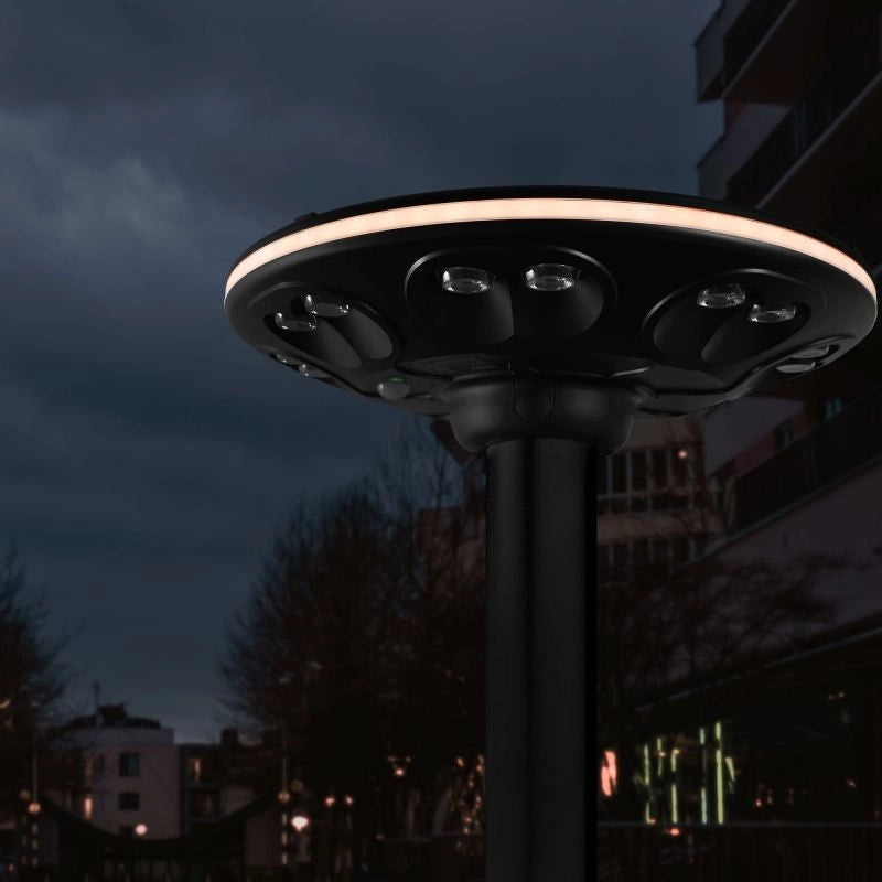 Lampione solare LED Videx 15W 1400lm PIR con telecomando IP54