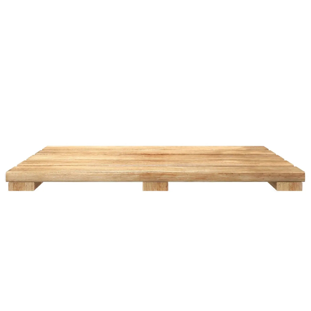 Piastrella per Decking 30 pcs Marrone 50 x 50 cm 3444826