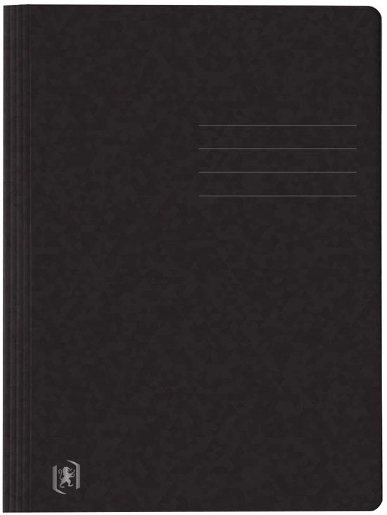 Mappa di Oxford in cartone, nero, 25 pezzi TOP FILE+ DIN A4