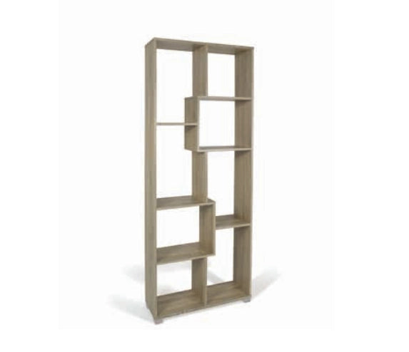 LIBRERIA 8 SCOMPARTI ASIMMETRICA CUBO 