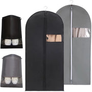 Capiente Contenitore di Stoccaggio per Abiti - Copertura Aria Permettente per Abito - Organizzatore di Cestelli per Giacca/Camicia - Borse di Stoccaggio con Cerniera - 2 Pezzi - Adatto per la Conservazione - Contenitore di Abiti