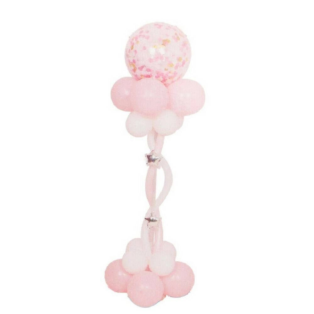 Trade Shop - Palloncino Verticale Struttura A Colonna Decorazioni Battesimo Feste Compleanno -