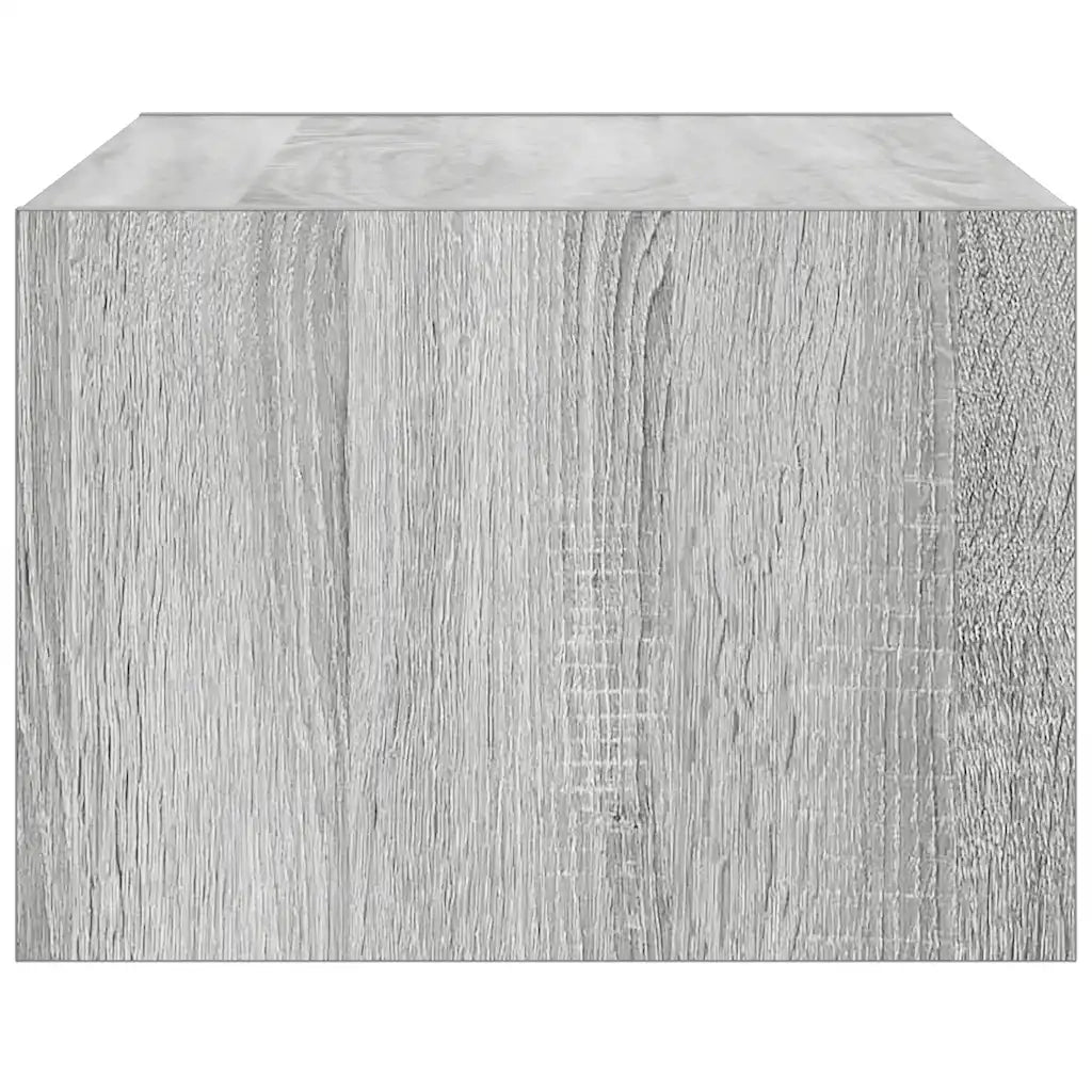 Mobile Porta TV con Luci LED-Mobile per TV-Credenza TV Grigio Sonoma 75x35,5x25 cm