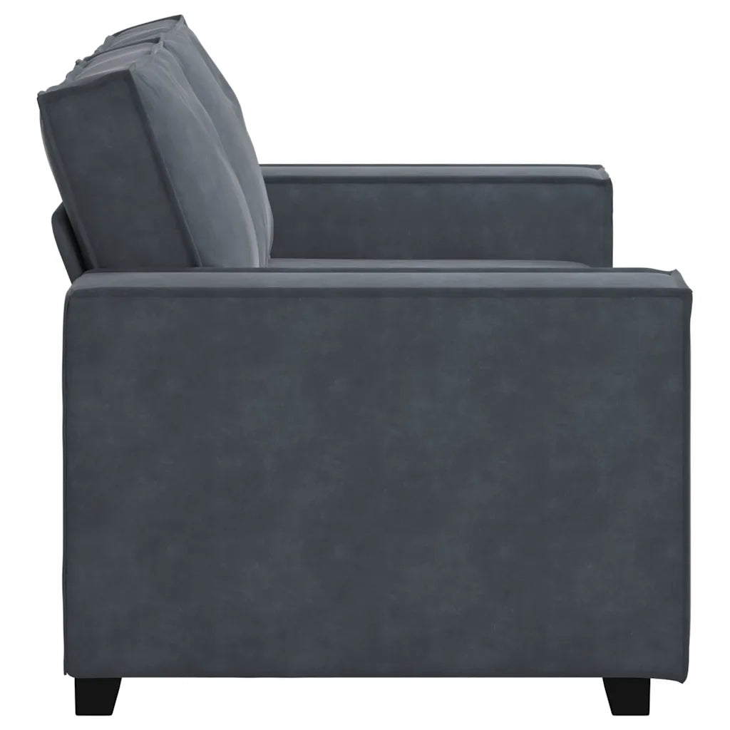 Divano a 2 Posti-Sofa 2 Posti grigio scuro 120 cm in Velluto 732846