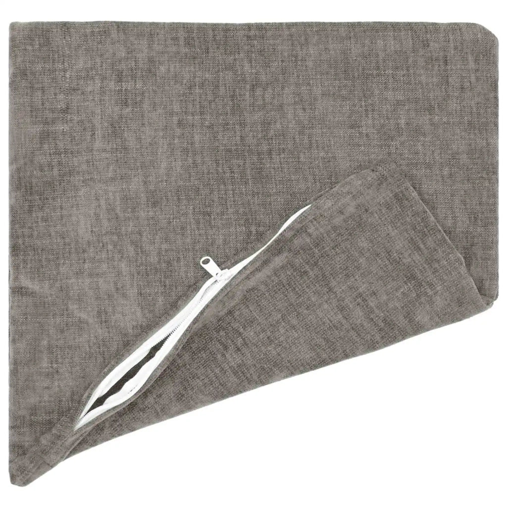 Federa 2 pz HEERLEN Grigio Scuro 40 x 40 cm Tessuto Chenille 908500