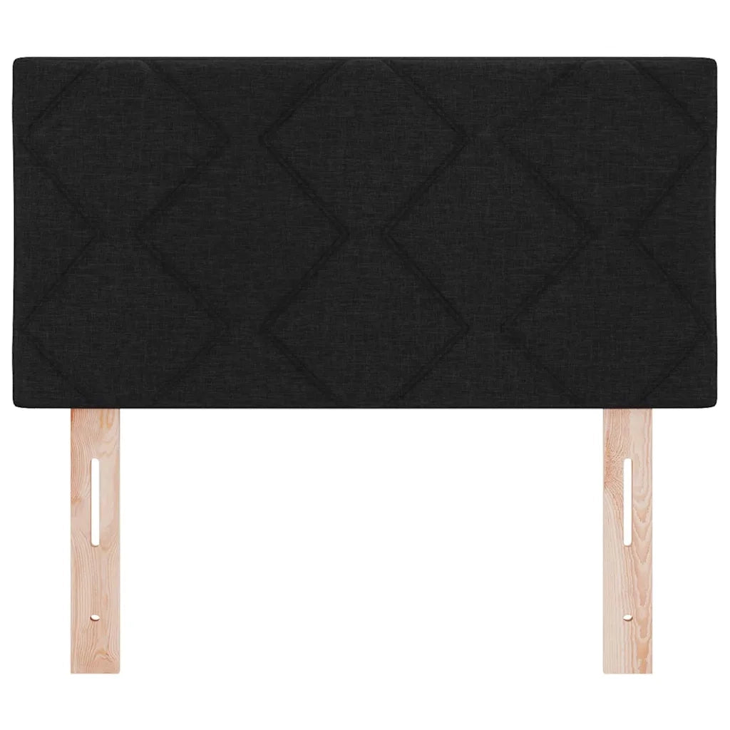Testiera | Testata LED Nero 80 cm Tessuto