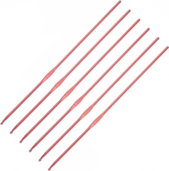 Set di aghi da cucito - Aghi da cucito in alluminio - Set di fili per cucito - 20 pezzi - 2.0 mm - Adatto per lavori di artigianato - Argento