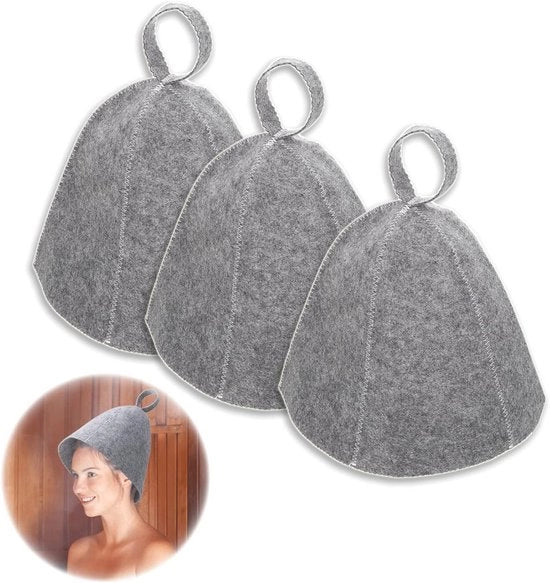 Set di Bambù per Sauna da 3 pezzi - Ideale per Sauna e Benessere