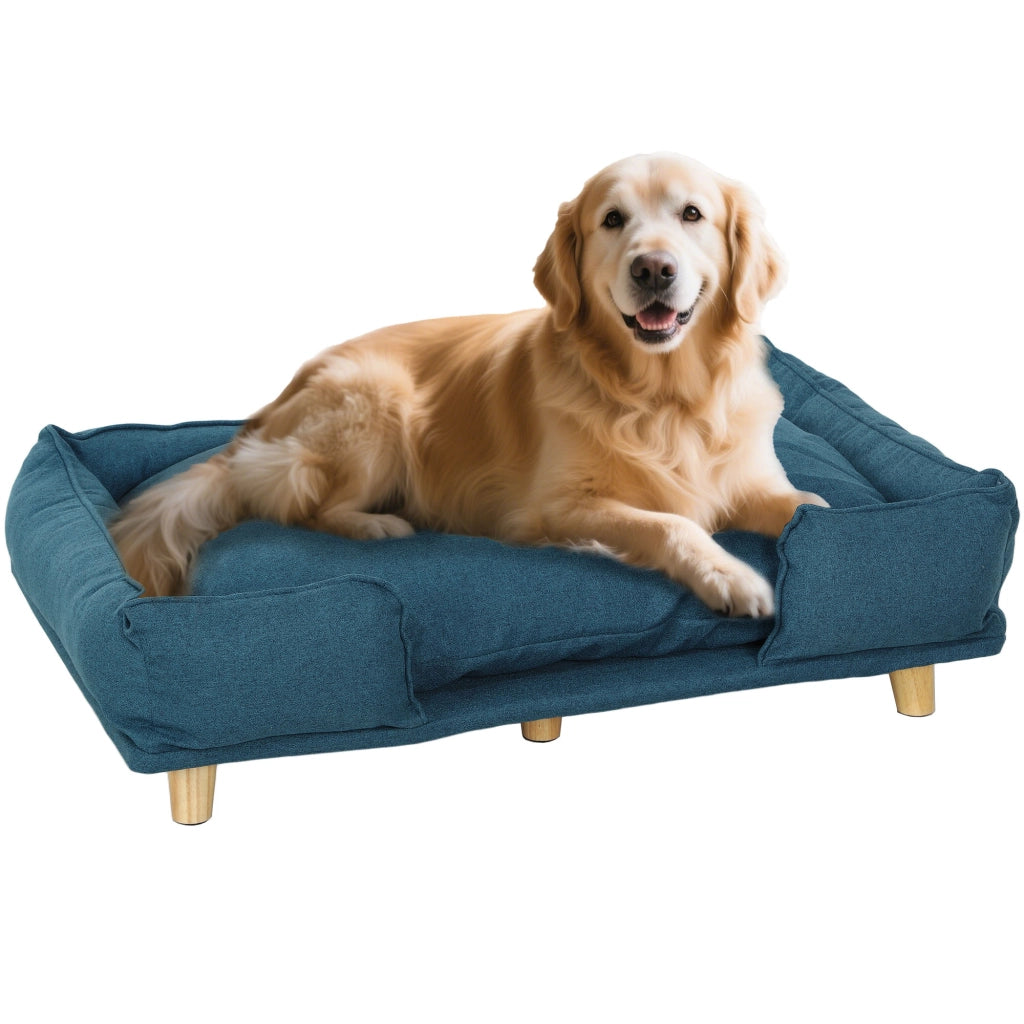 Letto per Cani ¨C Minimal ¨C Tessuto Blu Scuro