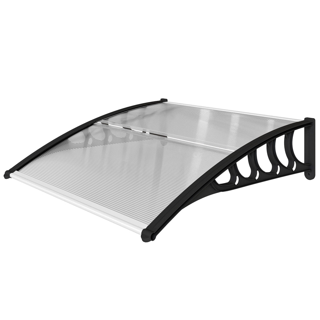 Tettoia per Porta Finestra ¨C Minimal ¨C Nero 103x96.5x27cm
