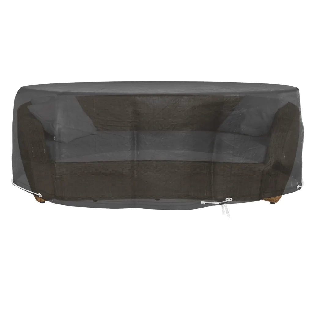 Copertura Divano Isola con 10 Occhielli-Fodera per Divano ?236x67 cm Rotondo
