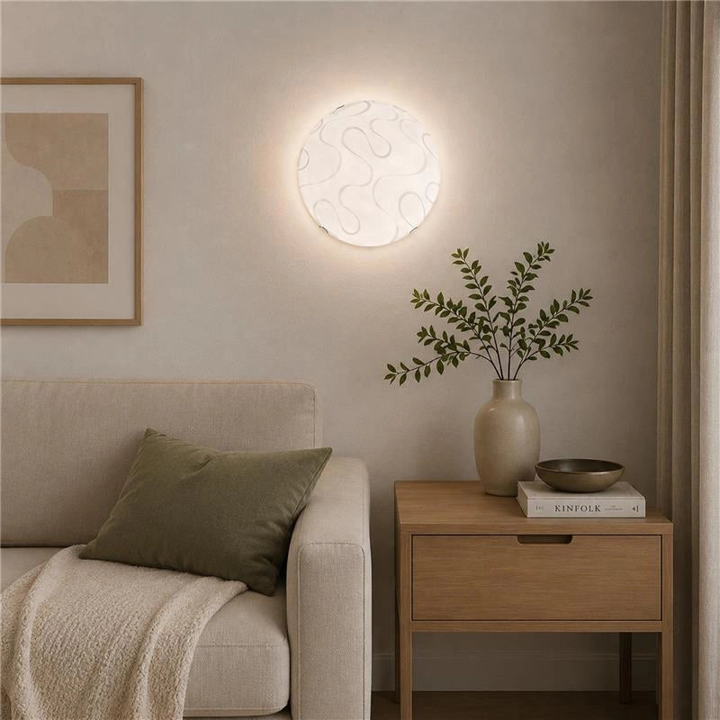 ONDA LAMPADA PLAFONIERA 2 LAMPADINE E27 40 CM ONDINA