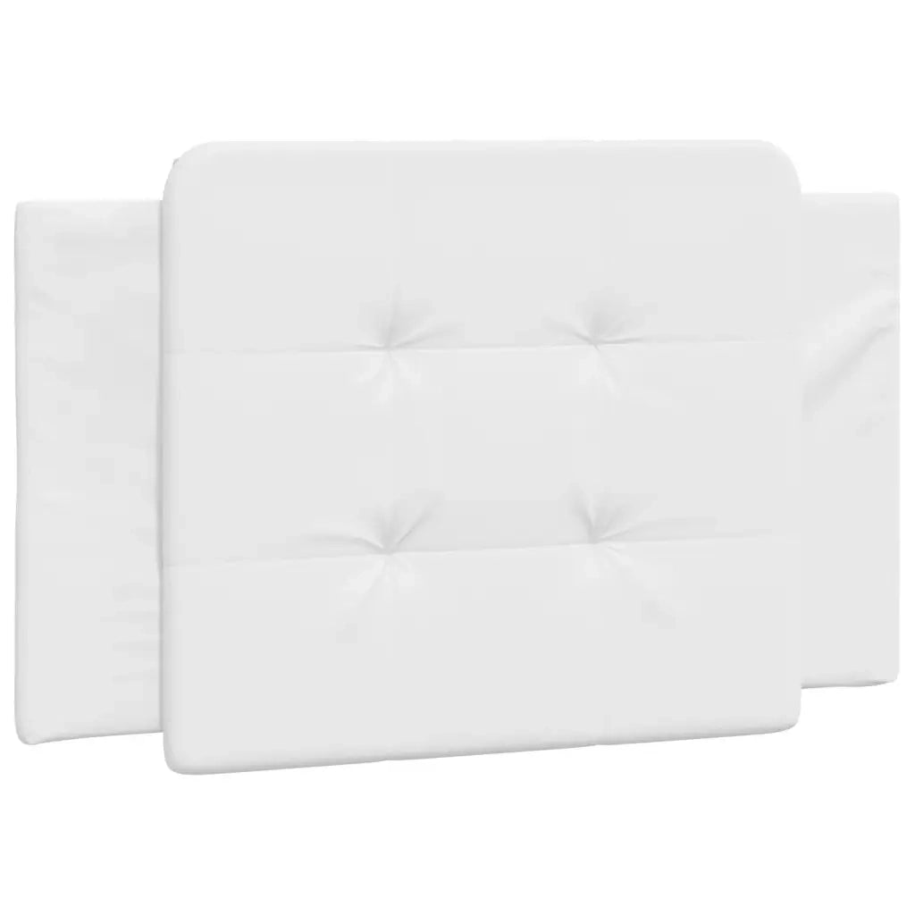 Cuscino Testiera Zadar Bianco 80 cm in Similpelle 374830