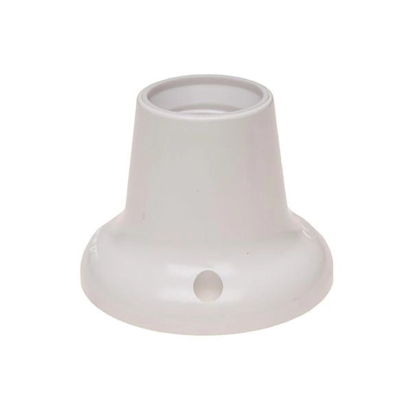 PLAFONIERA/PORTALAMPADA DA SOFFITTO IN MATERIALE PLASTICO BIANCO E27 FAN