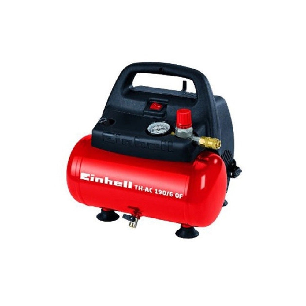 Trade Shop - Compressore Portatile 6 Lt Einhell Th-ac 190/6 Of Motore 1,5 Hp -