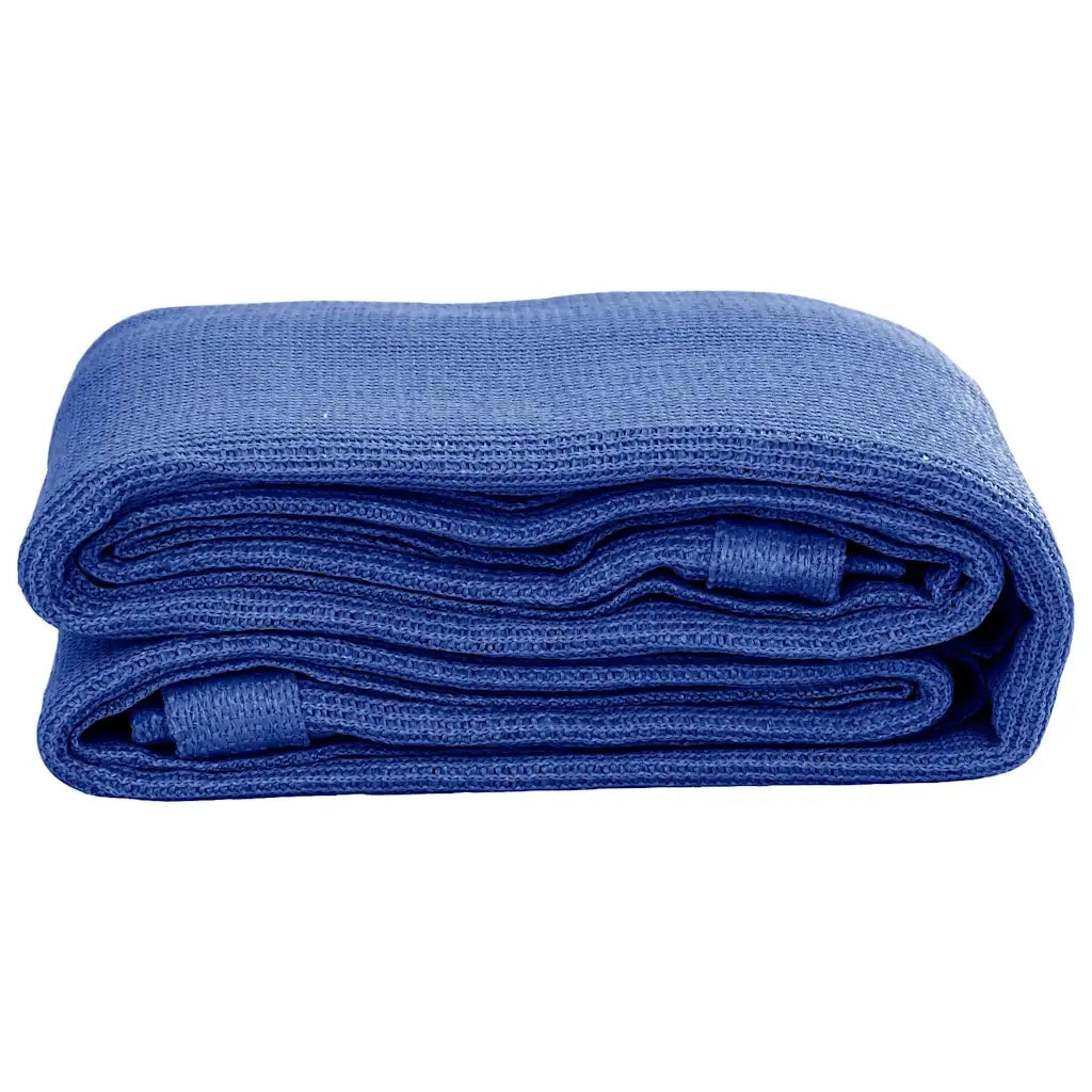 Tappeto da Tenda 250x600 cm Blu in HDPE 310727