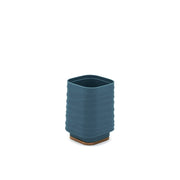 PORTASPAZZOLINI ALABAMA BLU PASTELLO E BAMBU