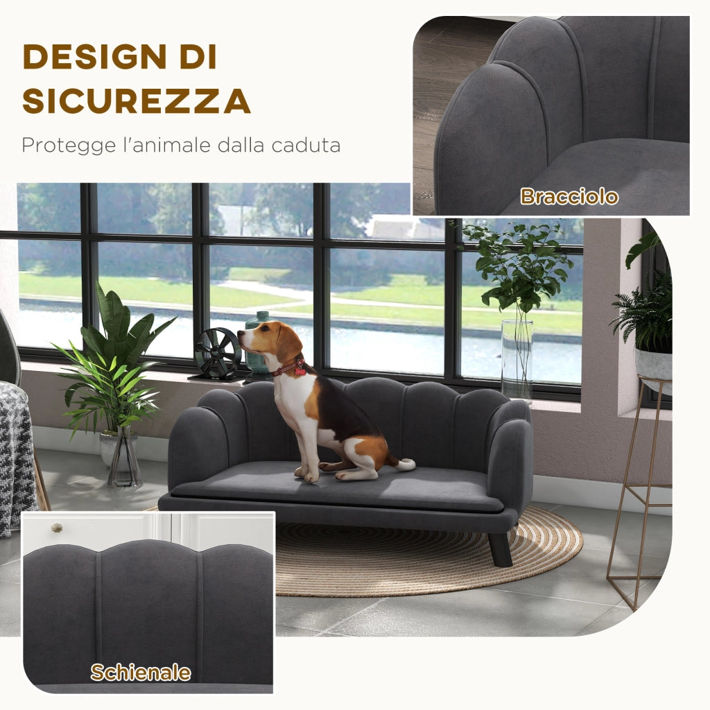 Divano per Cani Taglia Grande ¨C Xylo ¨C Rivestimento Sfoderabile Lavabile