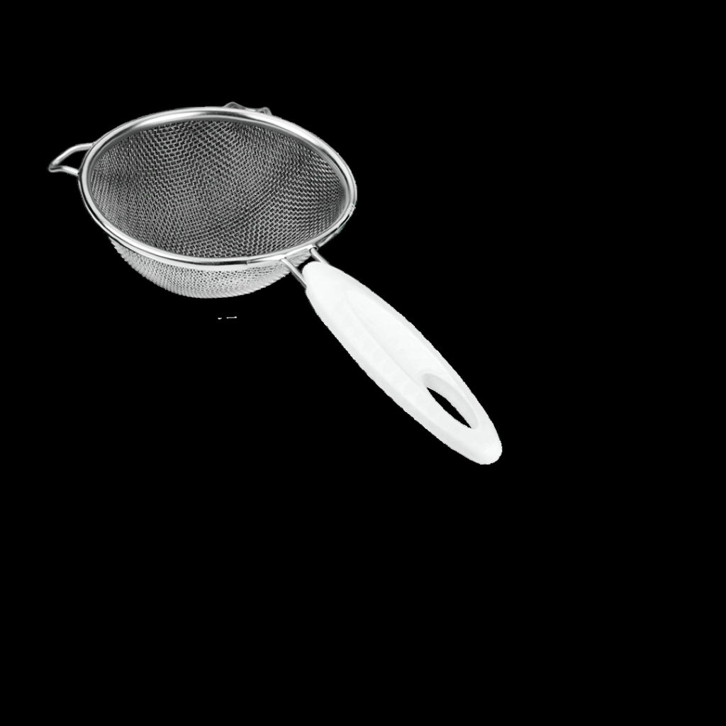 Colabrodo Inox Manico Plastica Rete Media Cm 14 M - Metaltex