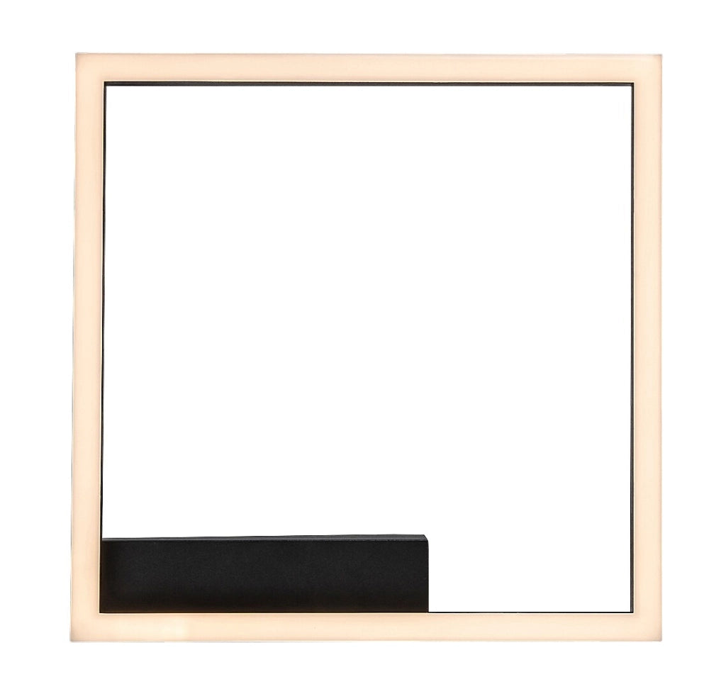 Plafoniera LED quadrata nera 24W 3000K Rabalux Heleth