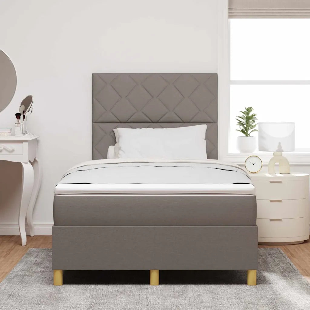 Letto a Sorgente LED con materasso Talpa 120 x 200 cm Tessuto 3343170