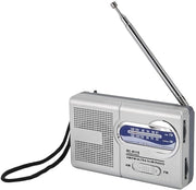 Radio FM/AM portatile a batterie - Mini radio multifunzionale - Ideale per viaggiare/camminare/andare in bicicletta - Progettata per essere compatta - Regalo ideale