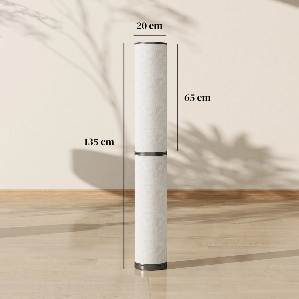 Lampada da Terra Moderna ¨C Xylo ¨C Luminosit¨¤ e Temperatura Colore Regolabili con Telecomando Beige