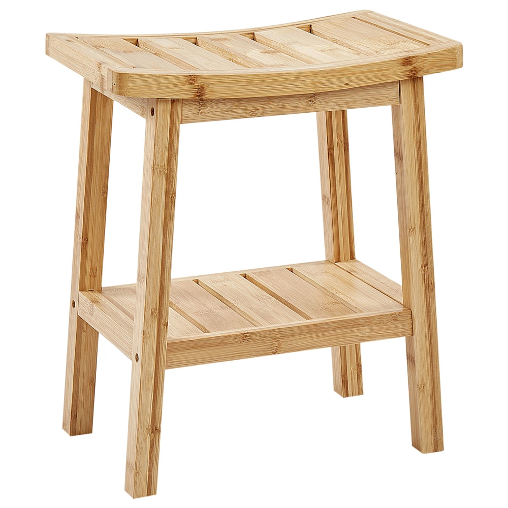 Sgabello in bambù Accessori in marrone chiaro Stile moderno