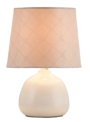 Lampada da comodino beige E14 Ellie 4380 Rabalux ceramica