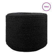 Corda | Fune 10 pz Nero Cotone