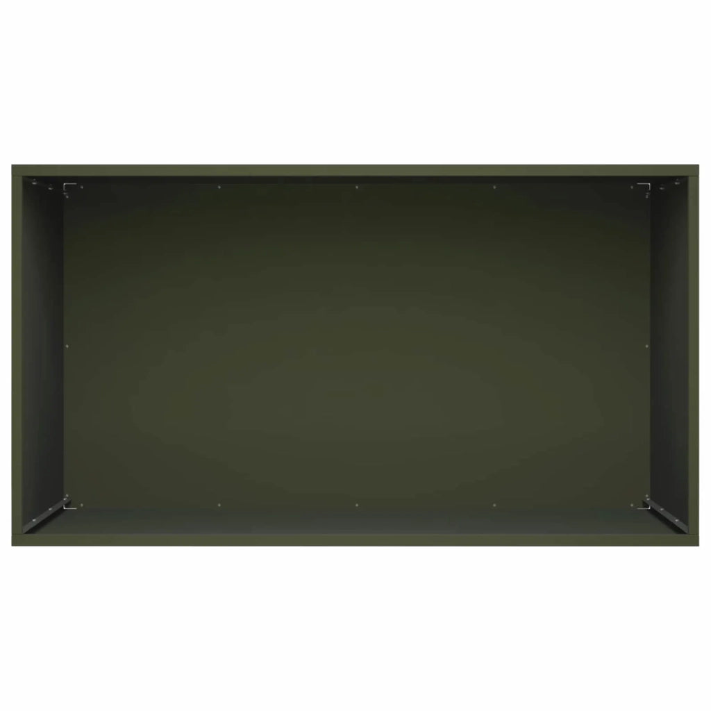 Vaso da giardino 2 pz Verde Oliva 100 x 50 x 50 cm 8005281