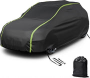 Autohoes Autobeschermhoes Zwart e Verde per Esterno